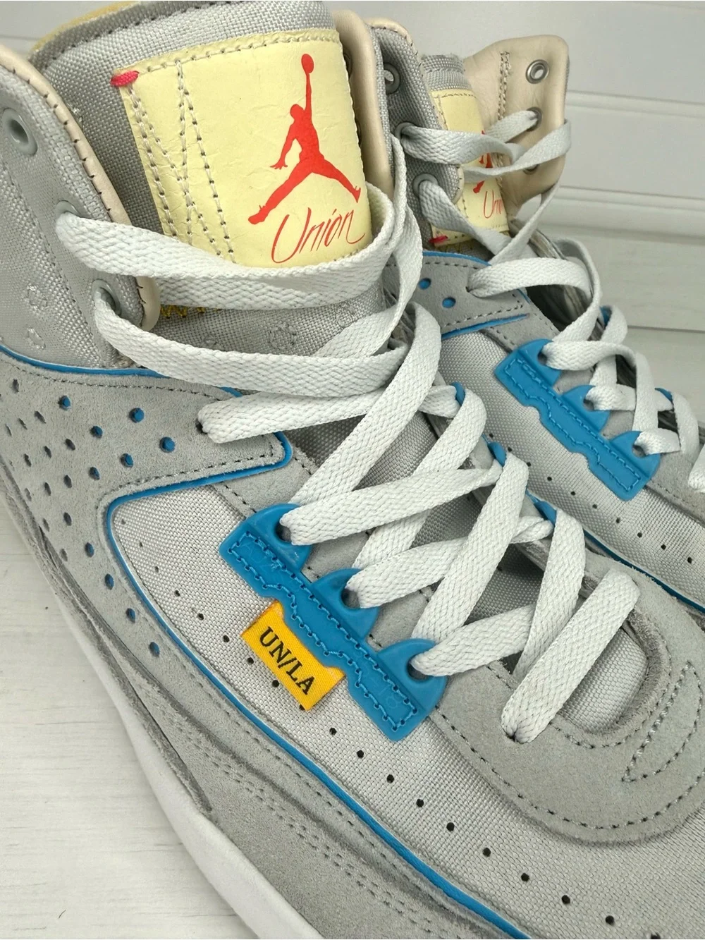 Union LA x Air Jordan 2 Retro SP 'Grey Fog' DN3802-001 Men's Size 10 No Box